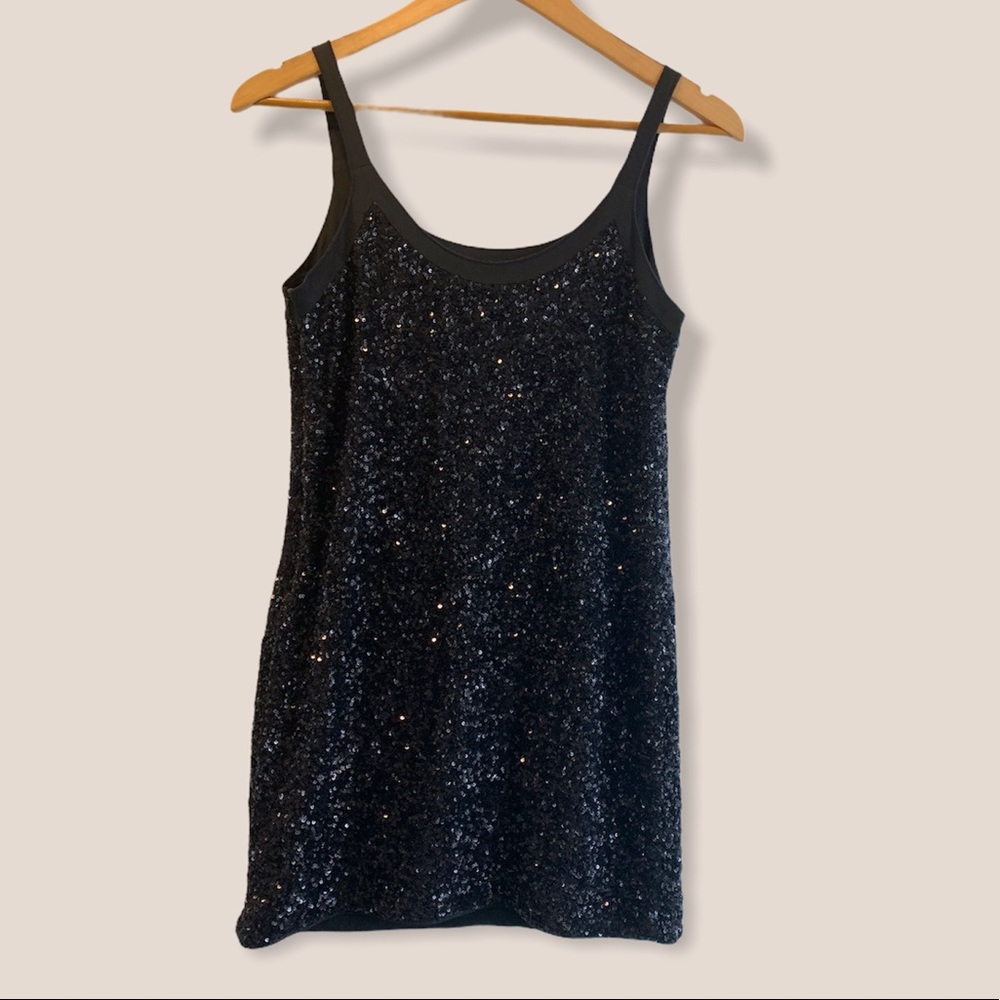 Black Sequins dress